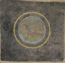 Fragment de fresque avec Héraclès et Hésione